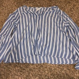striped blouse